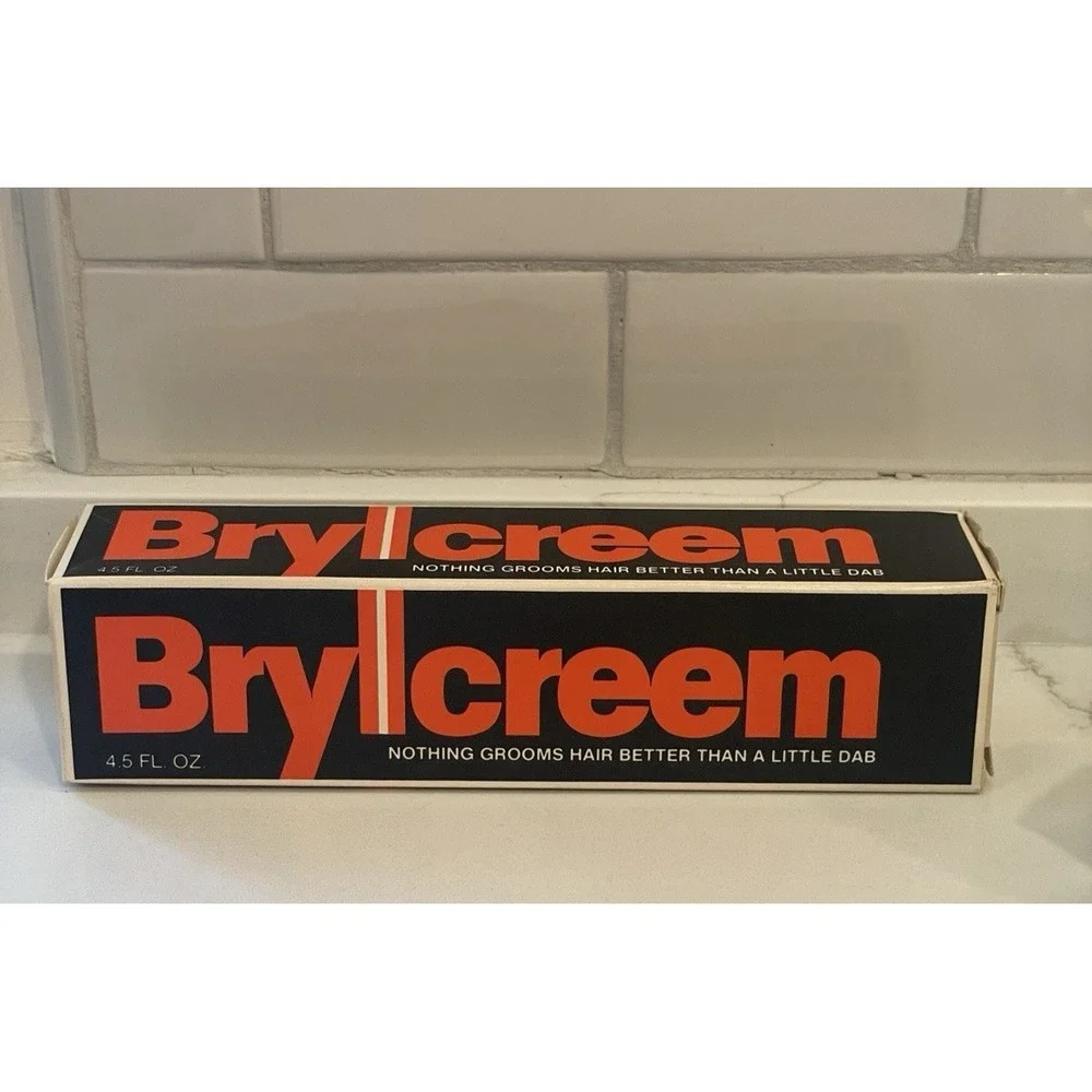 Vintage Brylcreem Hair Styling Gel Conditioning 4.5 fl oz Original New Old Stock